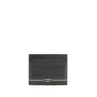 Ferragamo Black Calf Leather Bos Taurus Wallet