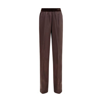 Tom Ford Brown Silk Casual Pants