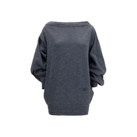 MM6 Gray Wool Oves Aries Casual Dress