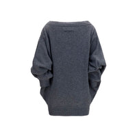 MM6 Gray Wool Oves Aries Casual Dress