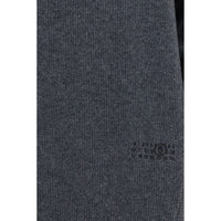 MM6 Gray Wool Oves Aries Casual Dress