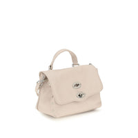 Zanellato White Calf Leather Bos Taurus Handbag