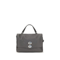 Zanellato Gray Calf Leather Bos Taurus Handbag