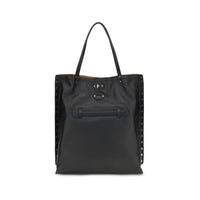 Zanellato Black Calf Leather Bos Taurus Shoulder Bag