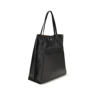 Zanellato Black Calf Leather Bos Taurus Shoulder Bag