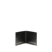 Ferragamo Black Calf Leather Bos Taurus Wallet