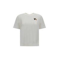 Burberry White Cotton T-Shirt