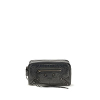 Balenciaga Black Lamb Ovis Aries Aries Wallet