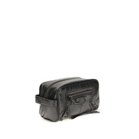 Balenciaga Black Lamb Ovis Aries Aries Wallet