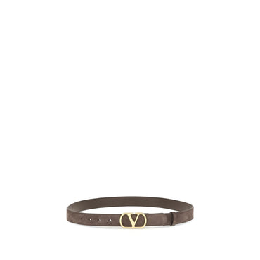Valentino Garavani Brown Calf Leather Bos Taurus Belt