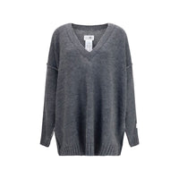 MM6 Gray Marabou Sweatshirt