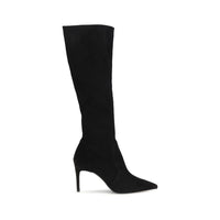 Stuart Weitzman Black Calf Leather Bos Taurus Boots