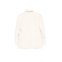 Brunello Cucinelli White Viscose Blazer