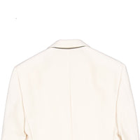 Brunello Cucinelli White Viscose Blazer