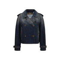 Burberry Blue Cotton Denim Jacket
