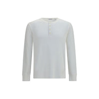 Burberry White Cotton Long Sleeve T-Shirt