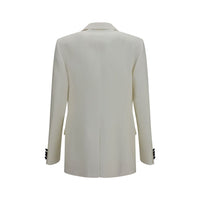 Valentino Garavani White Wool Oves Aries Blazer