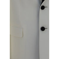 Valentino Garavani White Wool Oves Aries Blazer