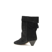 Isabel Marant Black Calf Leather Bos Taurus Boots