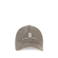 Brunello Cucinelli Beige Cotton Cap (Baseball Hat)