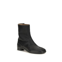 Maison Margiela Black Calf Leather Bos Taurus Ankle Boots