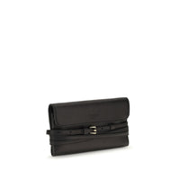 Moschino Black Goatskin Shoulder Bag