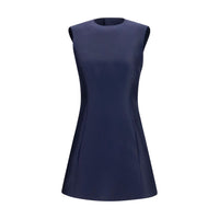 Balenciaga Blue Wool Oves Aries Casual Dress