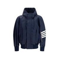 Thom Browne Black Cotton Shell Jacket
