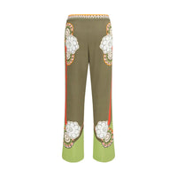 La Double J Multicolor Viscose Casual Pants