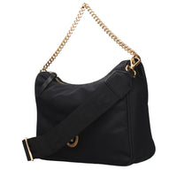 Versace Black Fabric Handbag