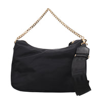 Versace Black Fabric Handbag