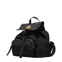 Versace Black Fabric Backpack