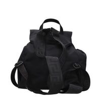 Versace Black Fabric Backpack