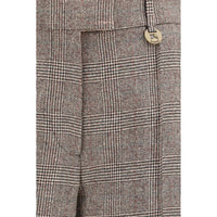 Burberry Beige Wool Oves Aries Dress Pants