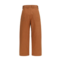Chloé Orange Cotton Casual Pants