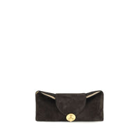 Versace Brown Calf Leather Bos Taurus Shoulder Bag