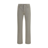 Versace Beige Cotton Tapered Jeans