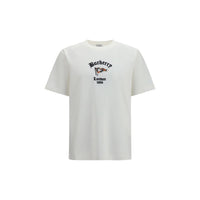 Burberry White Cotton T-Shirt