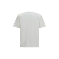 Burberry White Cotton T-Shirt