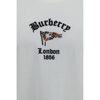 Burberry White Cotton T-Shirt