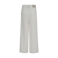 Brunello Cucinelli Beige Cotton Jeans Denim