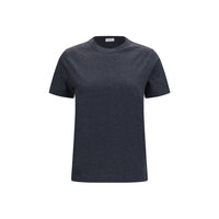 Brunello Cucinelli Gray Cotton T-Shirt