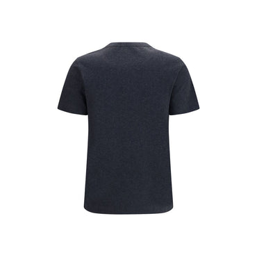 Brunello Cucinelli Gray Cotton T-Shirt