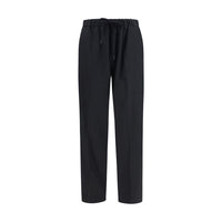 MM6 Black Polyester Casual Pants