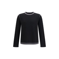 MM6 Black Wool Oves Aries Sweatshirt