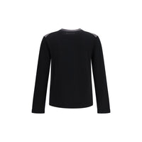 MM6 Black Wool Oves Aries Sweatshirt