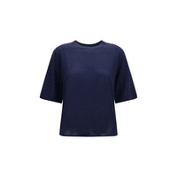 Loulou De Saison Blue Cashmere T-Shirt