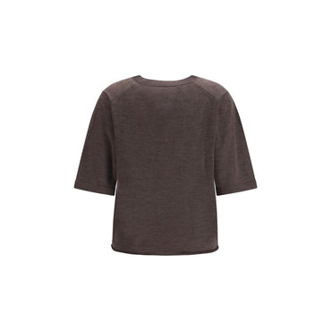 Loulou De Saison Brown Cashmere T-Shirt