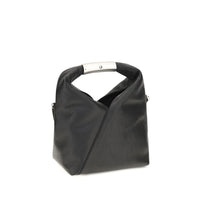 MM6 Black Calf Leather Bos Taurus Shoulder Bag
