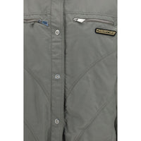 The Attico Gray Cotton Bomber